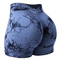 YEOREO Workout Scrunch Shorts Women V Back Gym Butt