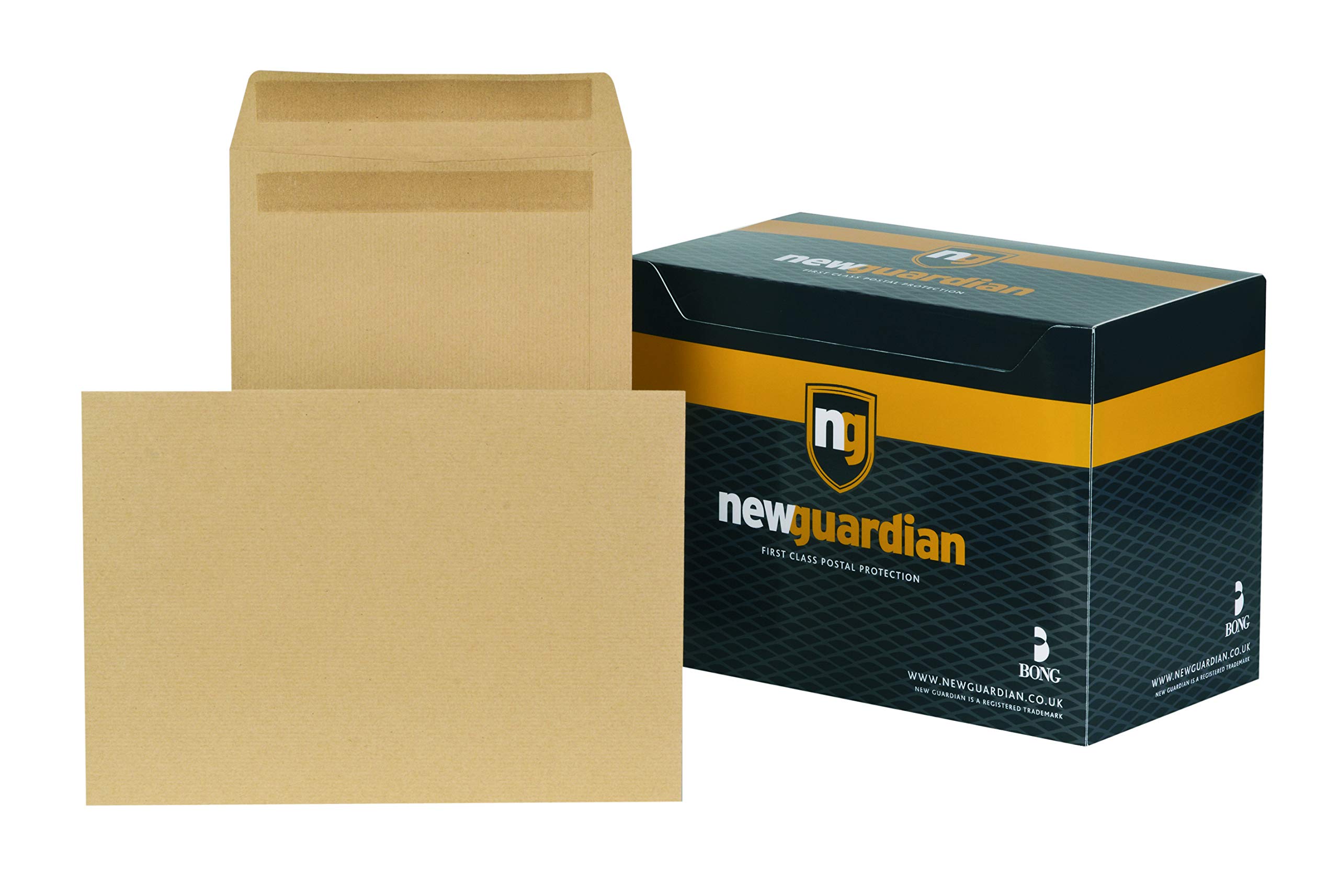 New Guardian L26303 Envelopes Heavyweight Pocket Press Seal Manilla C4 [Pack of 250]