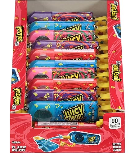 Topps Juicy Drop Taffy (x16 units) : Amazon.ca: Grocery & Gourmet Food