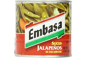 Embasa Sliced Jalapenos, 12-Ounce (Pack of 12)