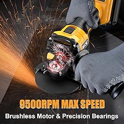 Cordless Angle Grinder Compatible with DEWALT 20V