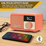 Roberts Revival Petite2 FM DAB DAB+ Radio with Bluetooth Orange view 7