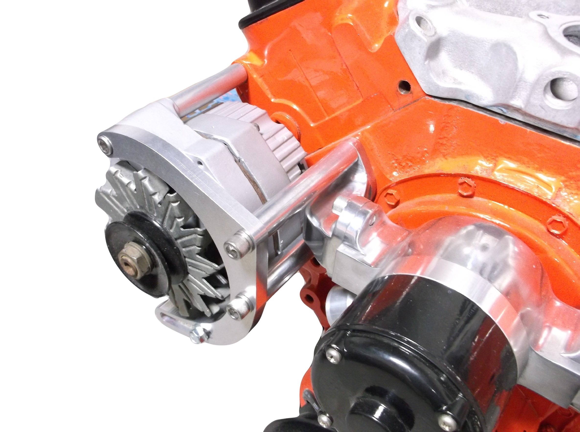 thumbnail image 2 of Revmax-Streetrods High Mount BBC Alternator Bracket – For Short Water Pump 2 of 3