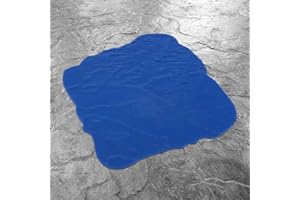 FFANHIA Seamless Concrete Stamp Mat 36" x 36" Seamless Concrete Texturing Skin Stamps Mold Concrete Slate Pattern Decorative Concrete Texture Mats for Walls Floors