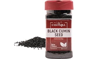 Eastanbul Nigella Seeds, Black Cumin Seed, Whole Black Cumin, Flavorful, Natural AKA Nigella Sativa & Kalonji, Perfect for Cooking and Baking, No Salt, No Preservatives, No Additives, 6.4oz
