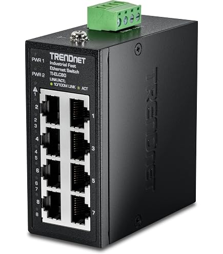 Amazon.com: TRENDnet 8-Port Industrial Gigabit DIN-Rail Mini