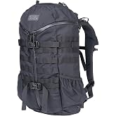 Mystery Ranch 2 Day Backpack &ndash; Modern Utility Bag with Exterior Webbing, Removable Waist Belt &amp; Laptop Sleeve &ndash; Black, S/M