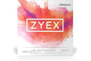 D'Addario Zyex Viola Single C String, Medium Scale, Medium Tension