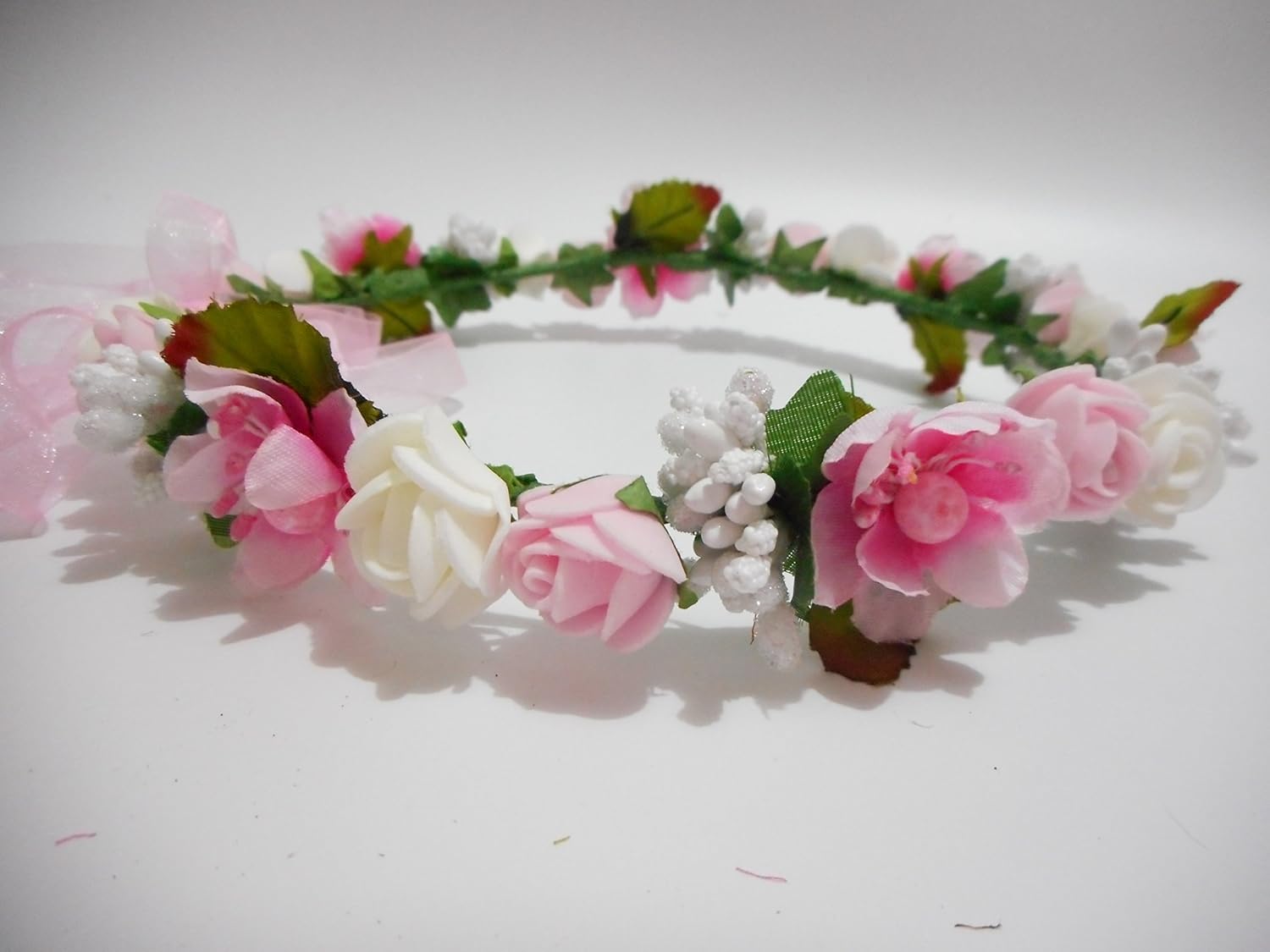 Hippy Decorative Pe Foam Rose Flower Girl Crown Flowers Headband