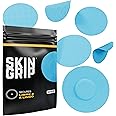 Skin Grip Adhesive Patches for Freestyle Libre 2 & Lingo CGM – Waterproof & Sweatproof Adhesive for 10-14 Days, Pre-Cut Adhesive Medical Tape, Sensor Cover – 20 Pack, Blue