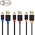 Cable Matters 3-Pack, Gold Plated Hi-Speed USB 2.0 Type A to Mini-B Cable in Black 3 Feet
