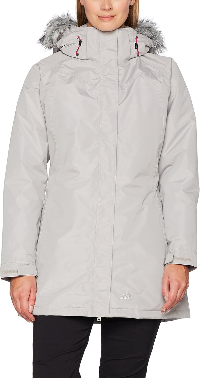 ladies long raincoat with hood