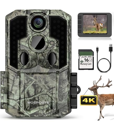 Amazon.com: WOSPORTS 48MP WiFi Trail Camera with 7800mAh