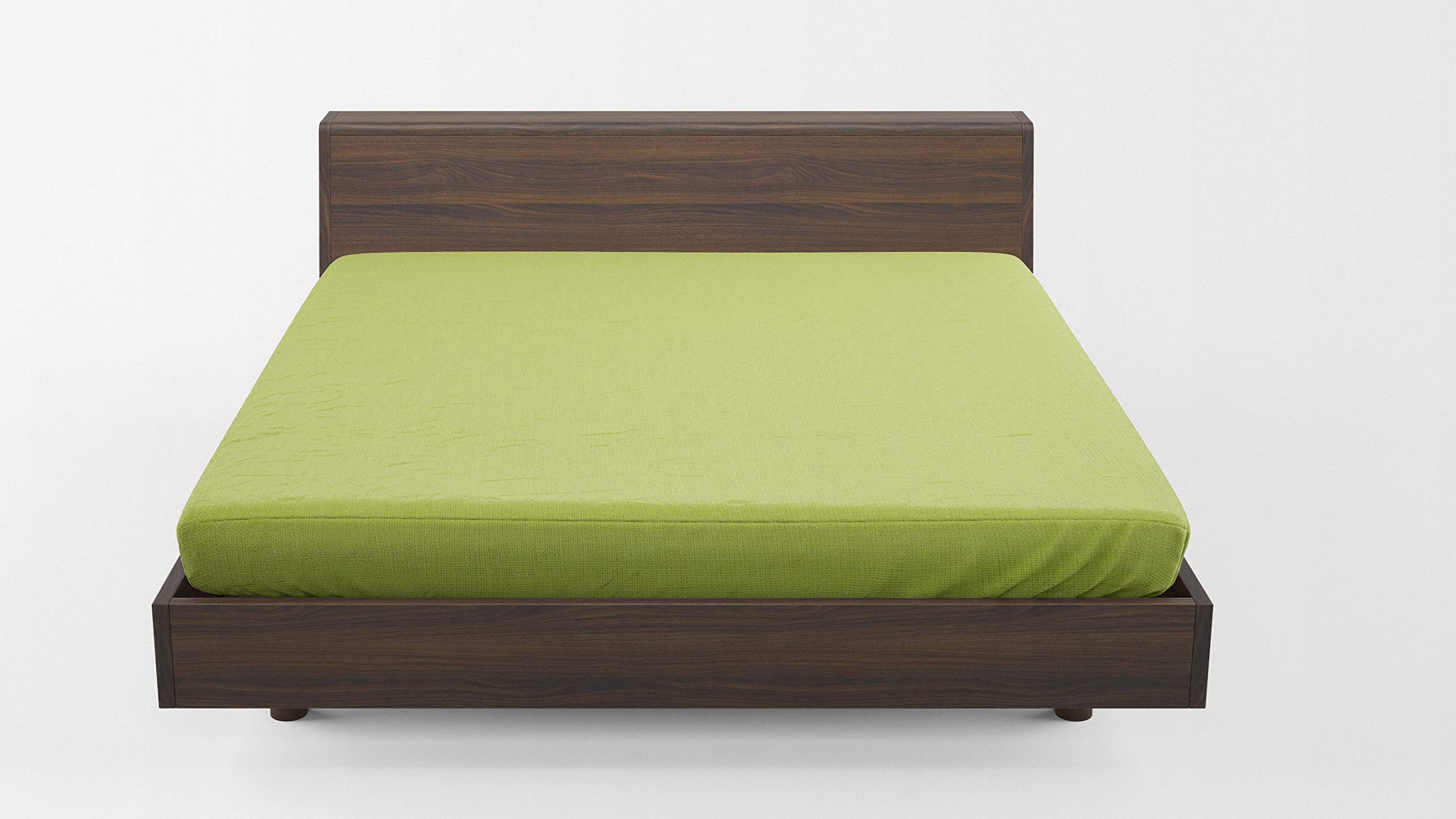 COTTON & COLOR Bed Sheet Angolo1/2 green