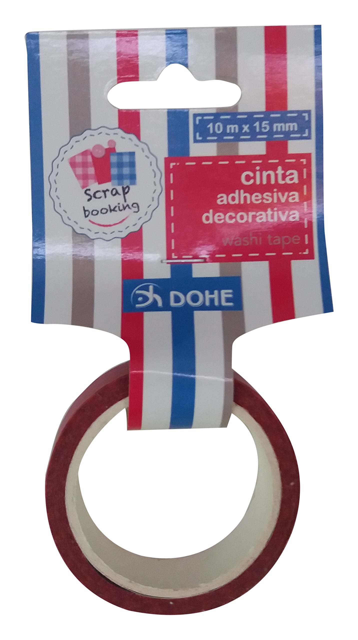 Dohe 18058 Decorative Ribbon Pink, Multicoloured