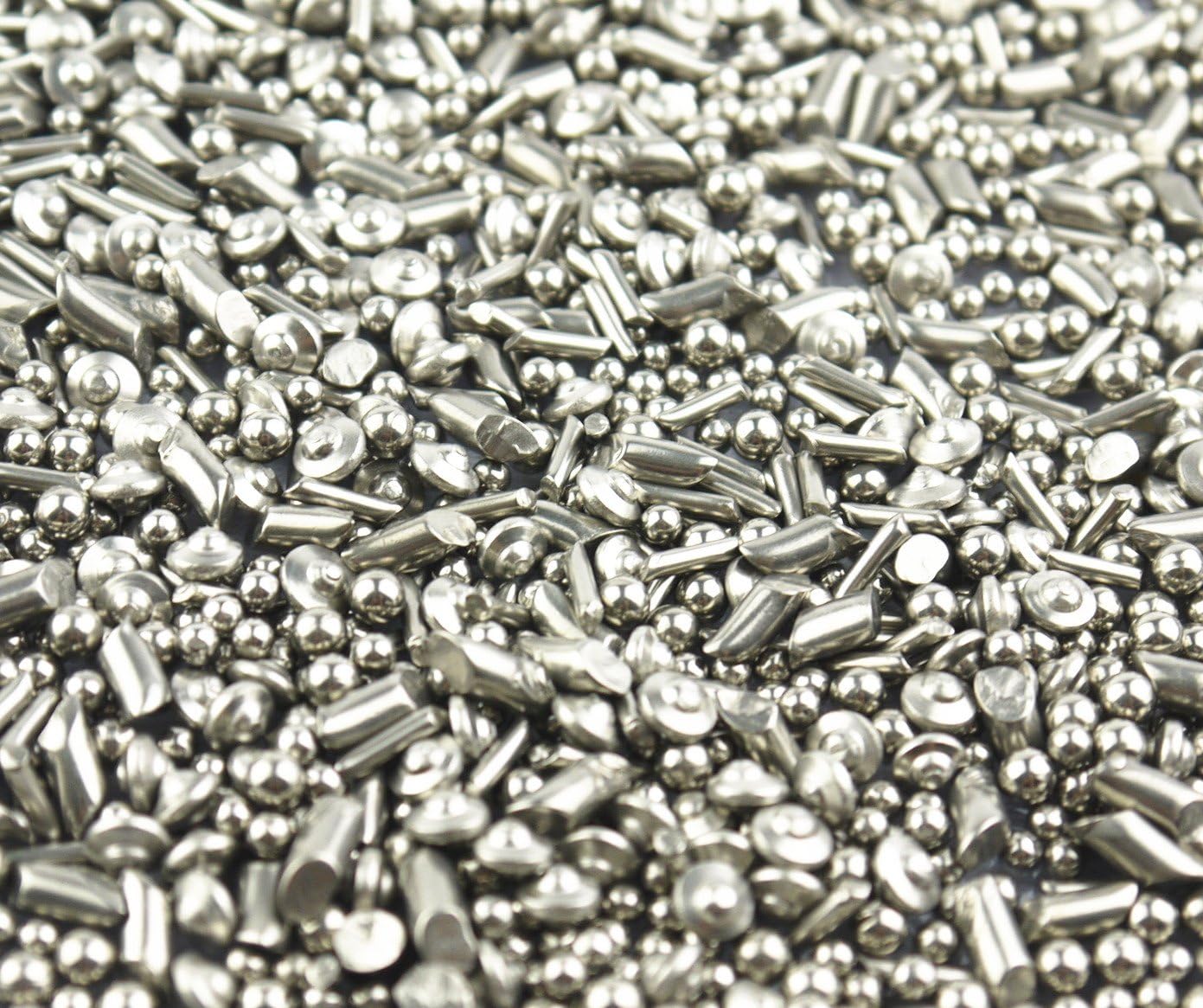 Pomcat Stainless Steel Tumbling Media Shot Jeweler Crude cylinder Tumbler Finishing 1Lb