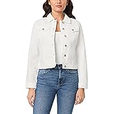kensie Jeans for Women Forever Twill Denim Jacket, Small to X-Large
