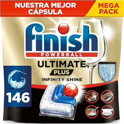 Ultimate Plus Infinity Shine Pastillas lavavajillas - 146 cápsulas