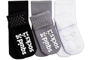 squid socks Unisex Cotton Socks | 0-6M, 6-12M, 12-24M, & 2T-3T | Grip Socks that Stay On | As Seen on Shark Tank