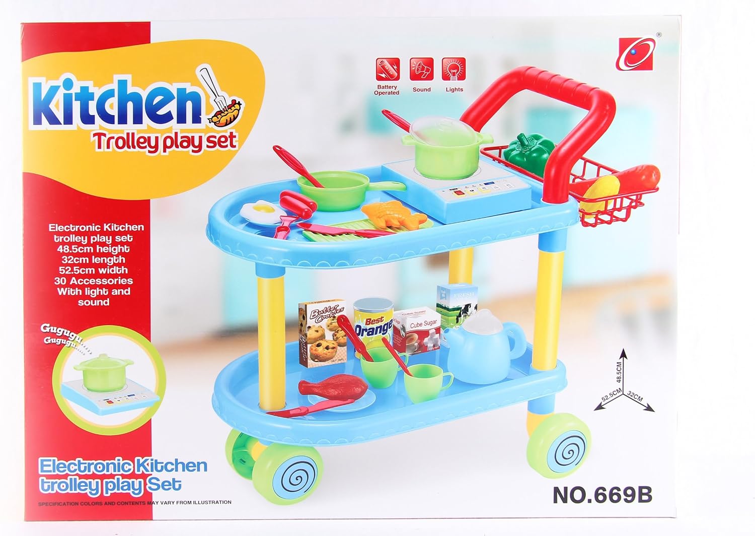 children's tea trolley set