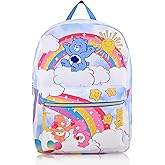 Fast Forward Unisex Large Care Bears Backpack - PU Leather, Cute Design, Women, Men, Accessories