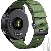 JKER Garmin Instinct Watch Band, 22mm Soft Rugged Nylon Watch Strap Compatible with Garmin Instinct 2 Watch Band, Instinct 3 45mm, Instinct Solar, Tactical, Tide, Esports