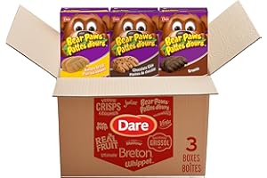 Bear Paws Variety Pack Cookies - Soft Cookie Snack Packs, School Snacks, Chocolate Chip, Banana Bread, Brownie, Made with Rea