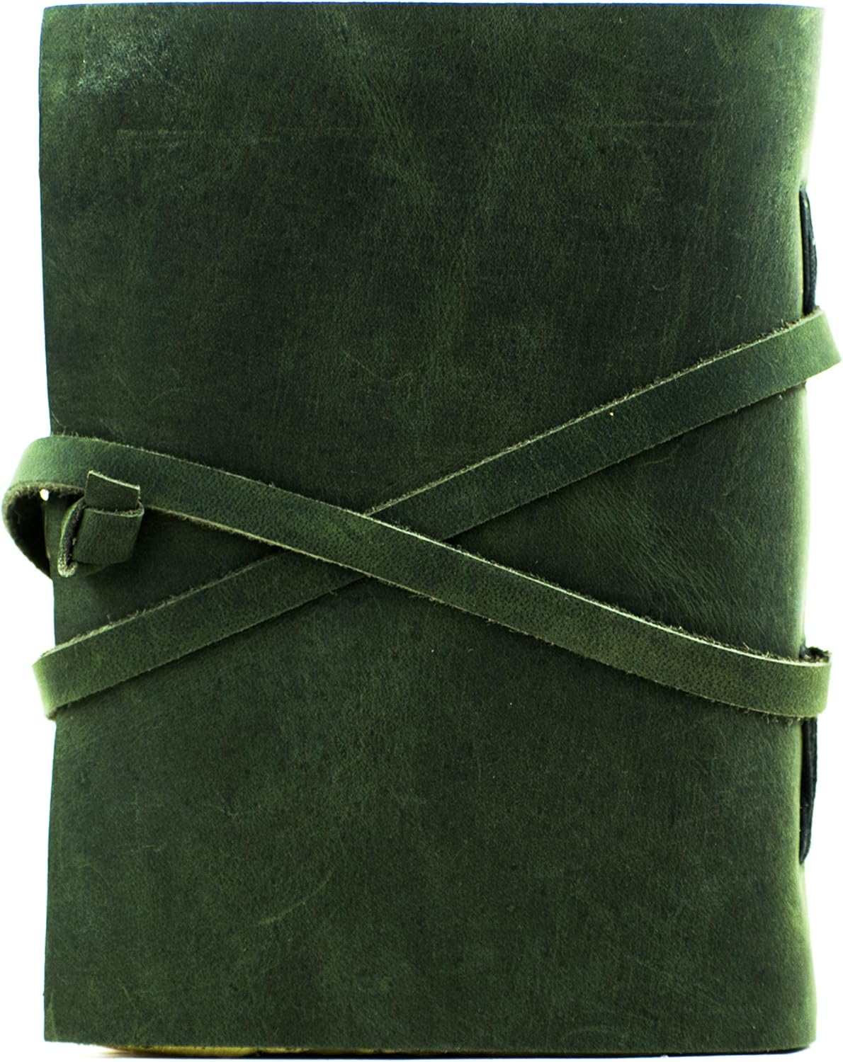 OVERDOSE Deckle Green Leather Journal - Image 3