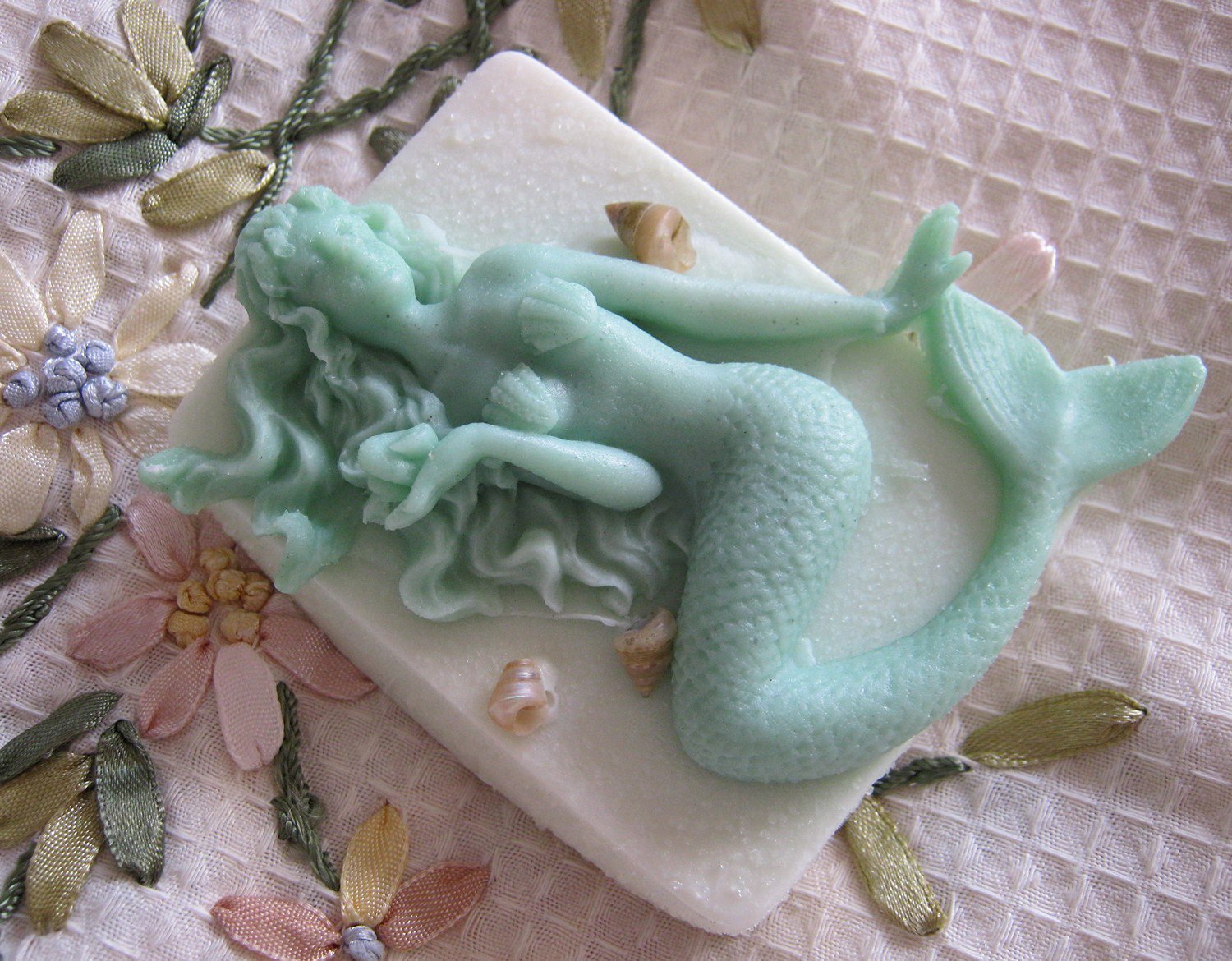 Mermaid mold 554 Sugarcraft Moulds Polymer Clay Cake Border Mold Soap