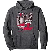 NBA Official Chicago Bulls Barred Player Hunger Pullover Hoodie
