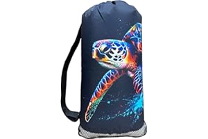 WALKER BRAND Walker Beach Mesh Net Travel Boat Bag for Snorkeling, Dive, and Swim Gear – USA Made