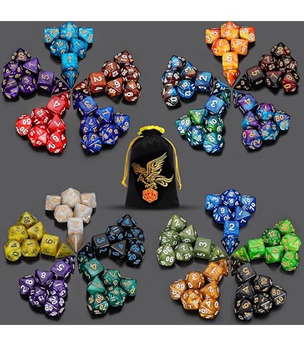 Set De 7 Dés Métal Revolver Cyberpunk – Étui Cylindrique Rotatif – Pour Donjons Et Dragons, Jeux De Rôle Et Collection