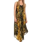 Sakkas Starlight Caftan Tank Dress/Cover Up