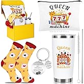 Gambling Gifts, Casino Gifts for Women Include 20 oz Casino Stainless Steel Tumbler Makeup Bag Fnuuy Socks Keychain Slot Machine Gift for Christmas Birthday Party