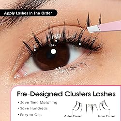 FADLASH Lash Clusters 2 Pairs Clusters DIY Eyelash