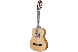 ORTEGA GUITARS Family Series 3/4 Size Left-Handed Nylon Classical Guitar w/Bag