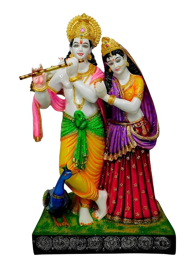 Buy Radha Krishna Murti for Gift RK Big Radha Krishna Idol on Square