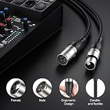 EBXYA XLR Microphone Cable 10M 30FT 2 Pack 3 Pin Balanced Male to Female view 2