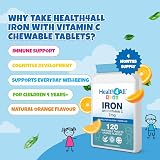 Health4All Kids Iron 120 Chewables 4 Months Vegan Sugar Free 4+ view 3