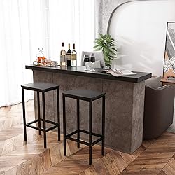 ODK Bar Stools Set of 2, Counter Height