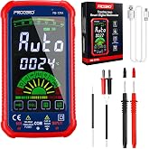 Digital Multimeter 6000 Counts True RMS Auto Ranging AC/DC Voltage Tester | USB Rechargeable Smart Voltage Multimeter with Large Color Screen, NCV Capacitance Meter, Digital Voltmeter Multi Meter