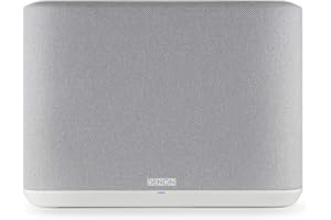 Denon Home 250 Wireless Smart Speaker (White), Bluetooth Wireless, 0.75" Tweeters, 4" Bass Drivers, HEOS Built-in, AirPlay 2, Multi-Room Streaming, Simple Setup, Mid-Size Design