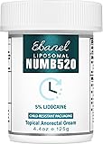 Ebanel 5% Lidocaine Numbing Cream, Pain Relief Burn