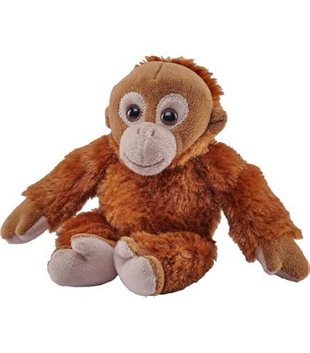 Wild Republic Rainforest Squirrel Monkey Plush – 6" Eco-Friendly Stuffed Animal Made From Recycled Bottles - View #8