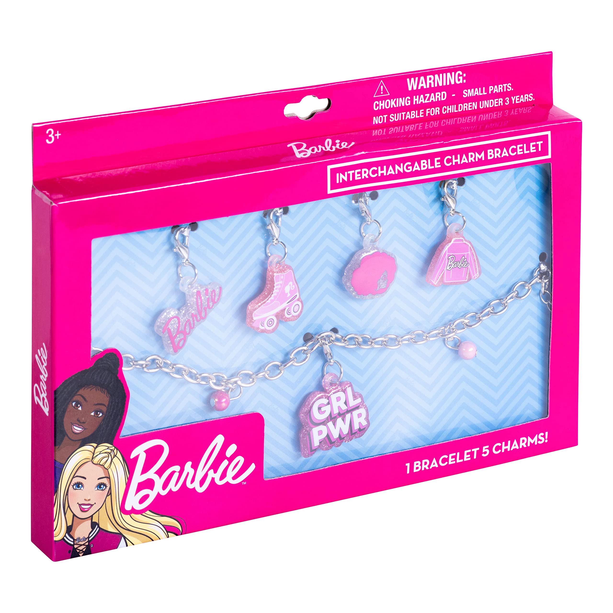 LUV HER Girls Add A Charm Box Set with 1 charm bracelet & 5 interchangeable charms - Ages 3+