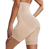 Sarin Mathews Women’s Tummy Control Shapewear Shorts High Waisted Body Shaper for Thigh Slimming Underwear Girdle