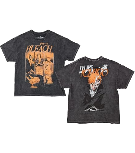 Amazon.com: Bioworld Bleach Kenpachi Kanjo Logo Men's Black T