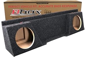 Bbox Accu-Tuned 10â€ Single Vented Subwoofer Enclosure - Subwoofer Box Improves Audio Quality, Sound & Bass - Fits 2007 - up 