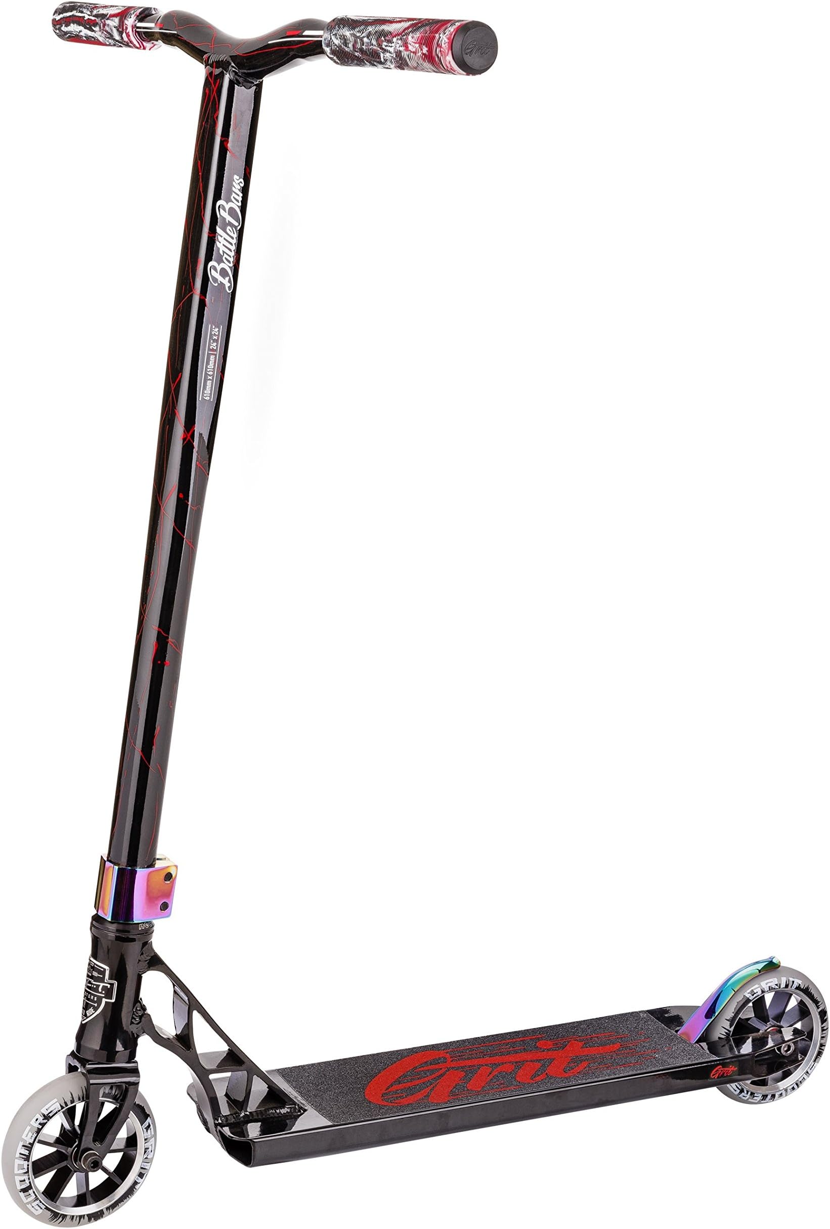 Grit Tremor Pro Stunt Scooter - Various Colours (Black / Laser Red)