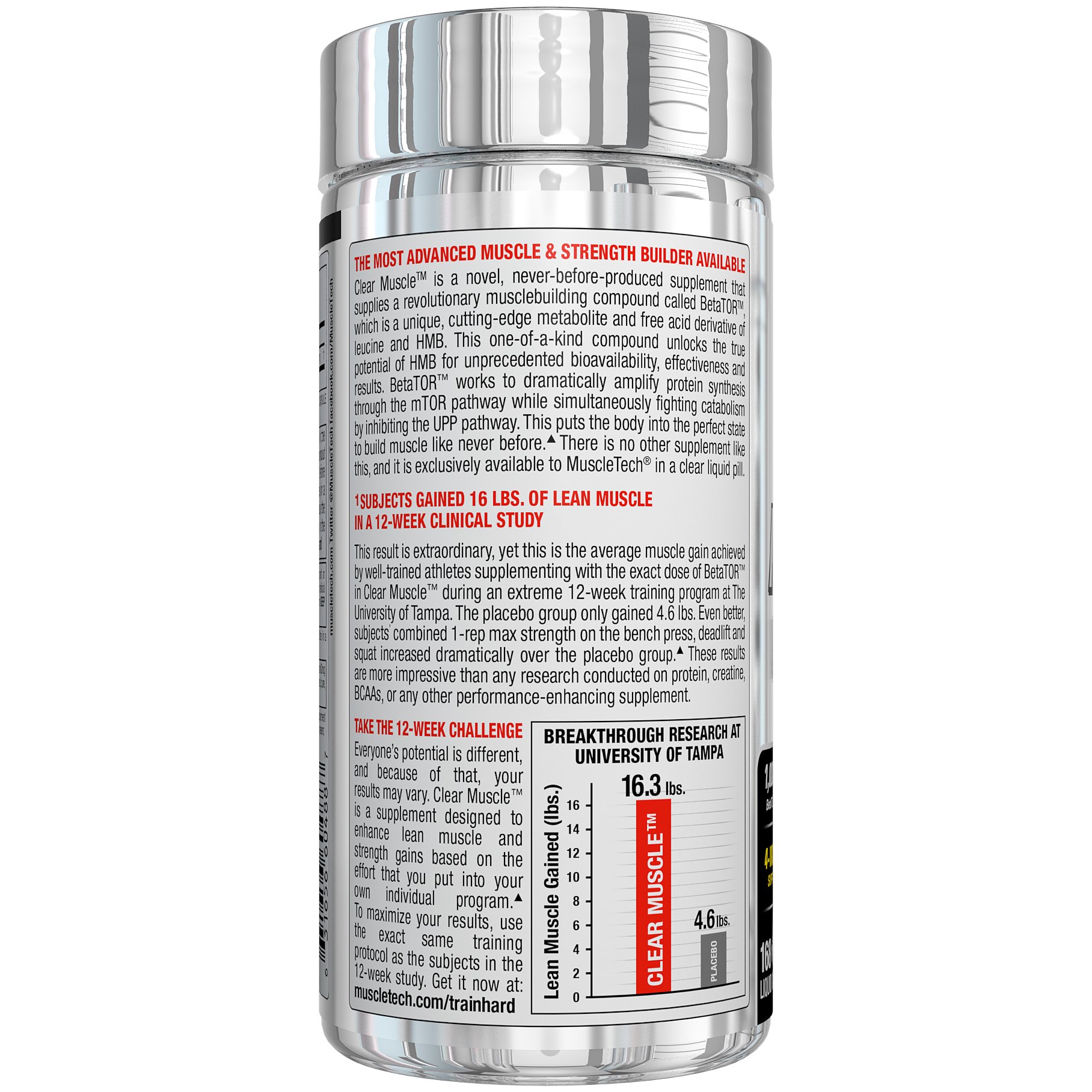 MuscleTech Clear Muscle Post Workout Recovery and Strength Builder